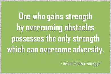 Quote about importance of resilience for child development by Arnold Schwarzenegger - Nobel Explorers